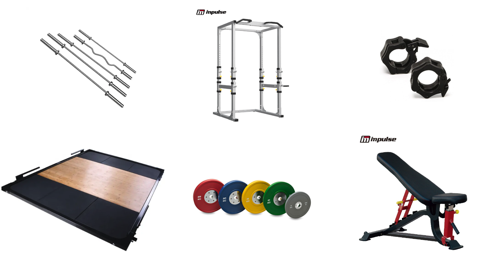 Professional Weightlifting Zone with Cage