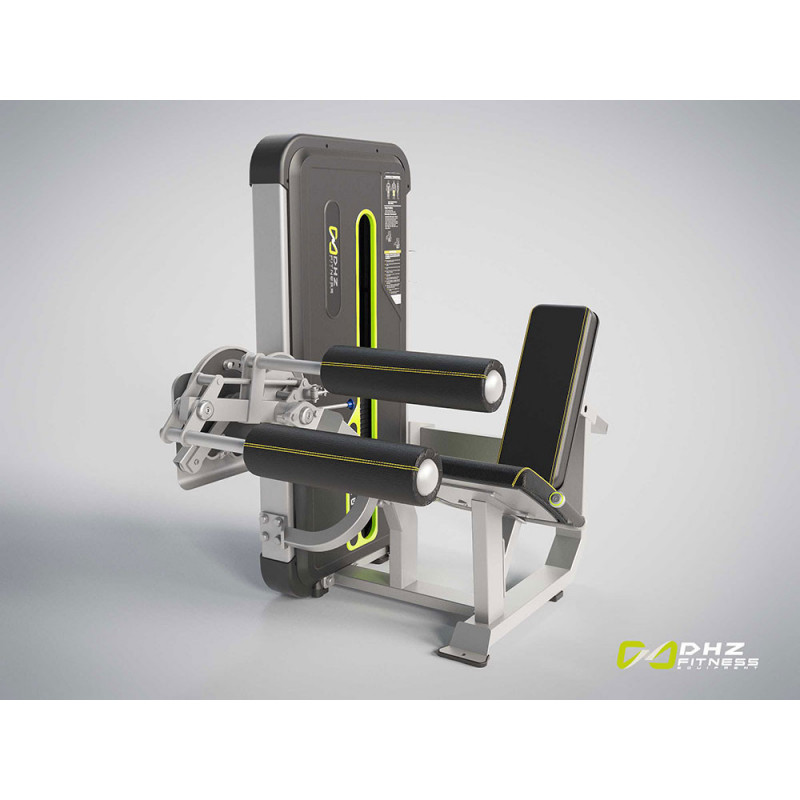 Quadriceps Extension + Seated Leg Femoral Curl Machine (selectorized 