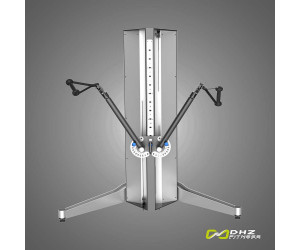 Estación de Polea Doble Ajustable Libre-Dual Cable (Selectorizada) | Profesional / DHZ