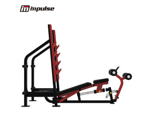 Olympic Bench-Adjustable Bench Press with Spotter | Professional / IMPULSE