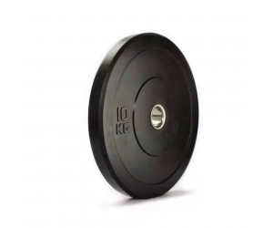 Disco Olímpico Pesa de Goma-Bumper Negro (50mm) / GYMDESX
 Pesos Discos Olímpicos-2 x 10 kg