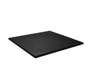 Rubber Tile Fitness Floor-Pavement (Black) Various Formats / GYMDESCUENTO
 Tile Measurements-1000x1000x25 mm