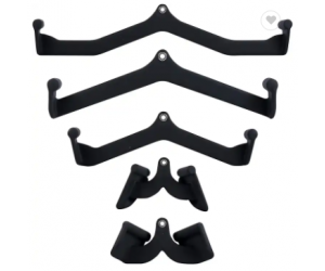 Set of 5 Anatomical-Ergonomic Pulley Handles-Grips    / GYMDESCUENTO