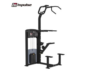 Dual Pull-Up Machine + Assisted Knee Dips (Selectorized) | Professional  / IMPULSE