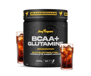 Aminoácidos ramificados BCAA+Glutamina (300g) ·Premium / BIGMAN