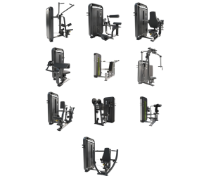 Pack Gimnasio Profesional: Zona Completa de Fuerza Tren Superior + Core (Selectorizado) / DHZ