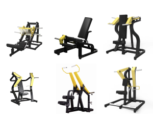 Professional Fitness Pack: Essential Strength Machines Zone (Plate Loaded) | Professional Pro Lowcost / GYMDESX