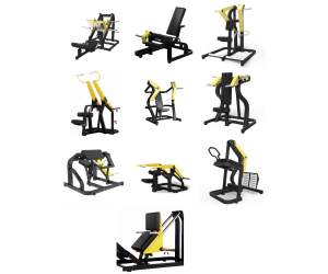 Gym Pack: Professional Zone Full Strength Machines (Plate Loaded) | Professional Pro Lowcost / GYMDESX