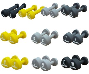 Neoprene Dumbbell Weights (Triangular) | Professional Pro / ZIVA