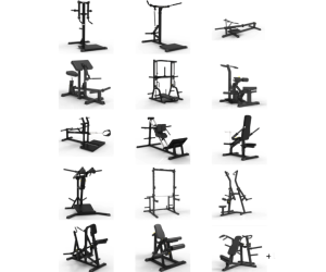 Home Fitness Pack: Full Strength Machines Zone (Plate Loaded) | Economy Range / IMPULSE