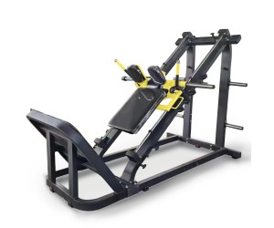 Jaca-Máquina de Sentadilla Hack Lineal (Cargadisco) | Profesional V1 / GYMDESX
